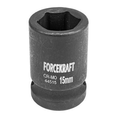 Головка ударная 15мм (6гр.),1/2'' FORCEKRAFT FK-44515