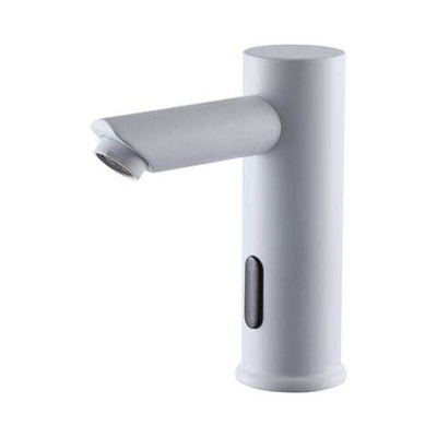 70005-F Смес. СЕНСОРНЫЙ для умыв., нерж (БЕЛЫЙ)  HANSEN  (10/1шт)