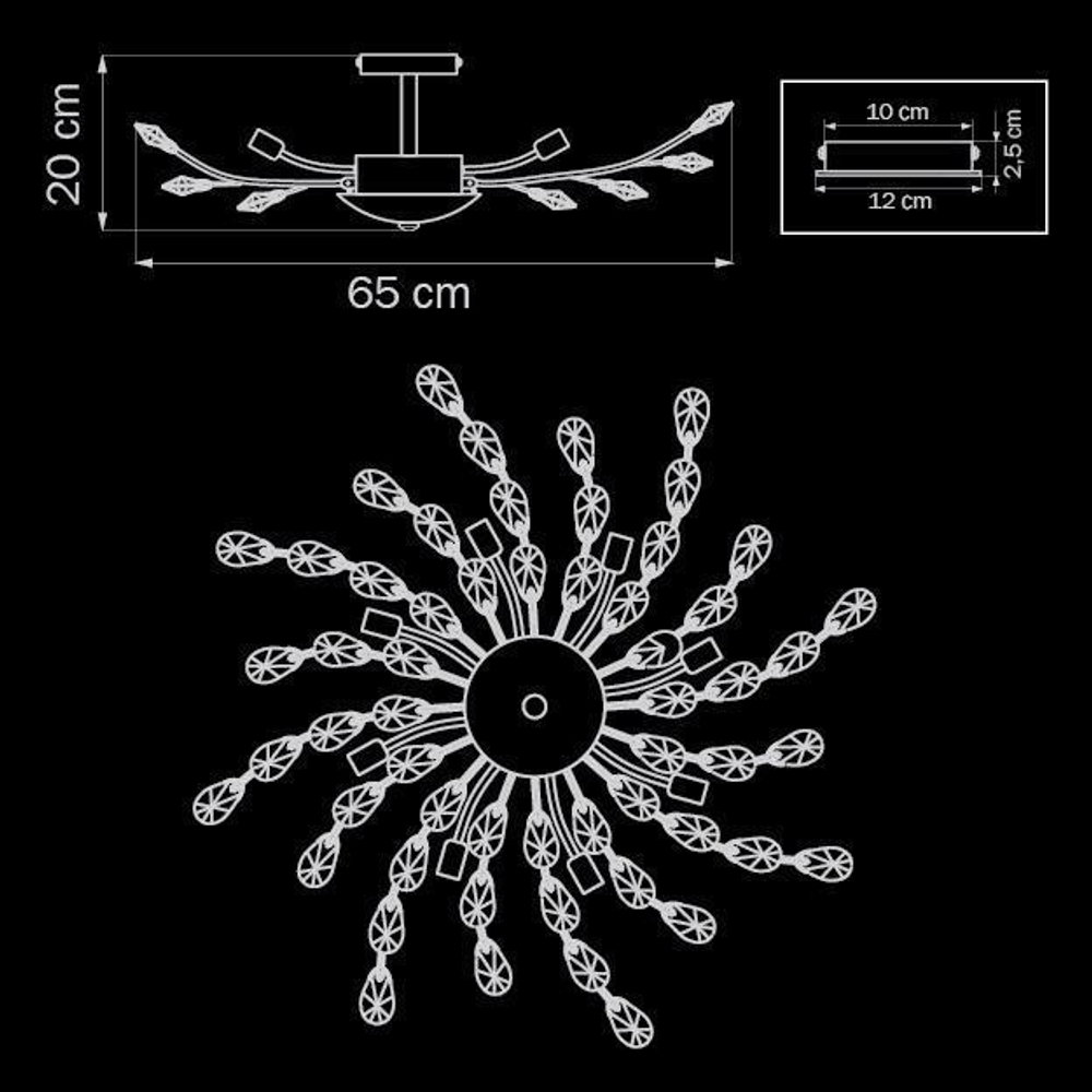 Накладная люстра Lightstar 791184