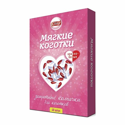 Cliny Мягкие коготки для кошек 40шт