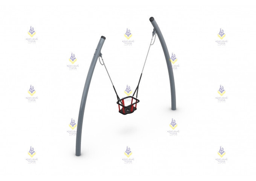 Качели металлические тип-2 с люлькой