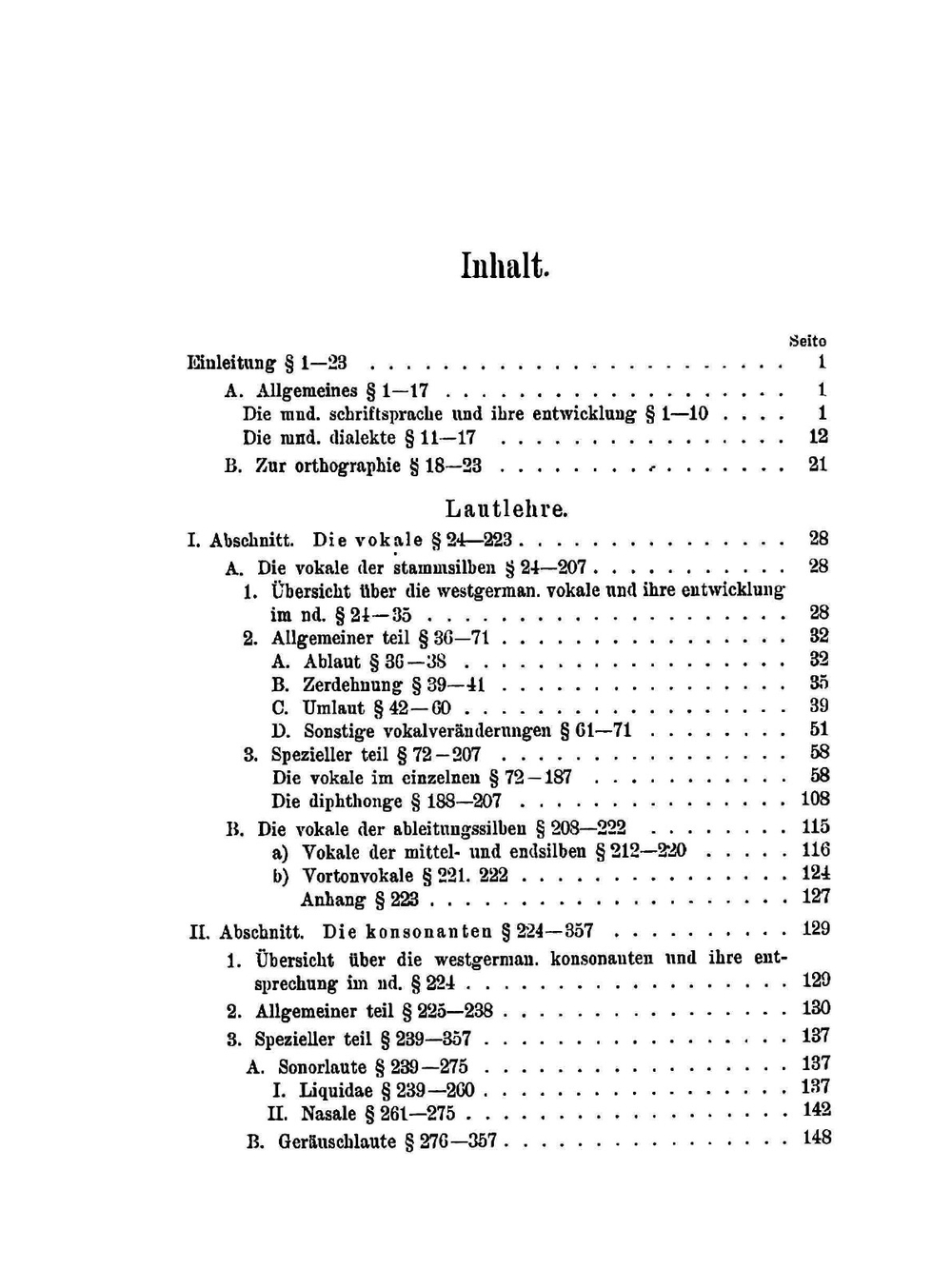 Mittelniederdeutsche Grammatik | A. Lasch