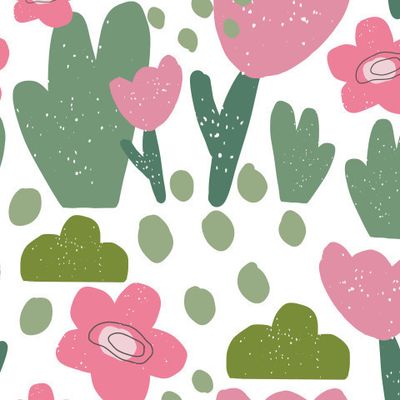 Цветущий палисадник №1.