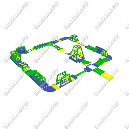 Аквапарк "Морское увлечение" 80*29*4,5 м