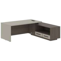 Стол руководителя с тумбой VCT 2119(R)  2100х1900х750 VELION