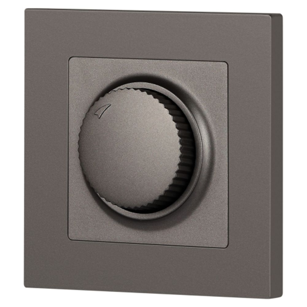 Светорегулятор Intro Accent 6-401-07 поворотный, 600Вт 230В, IP20, СУ, графит