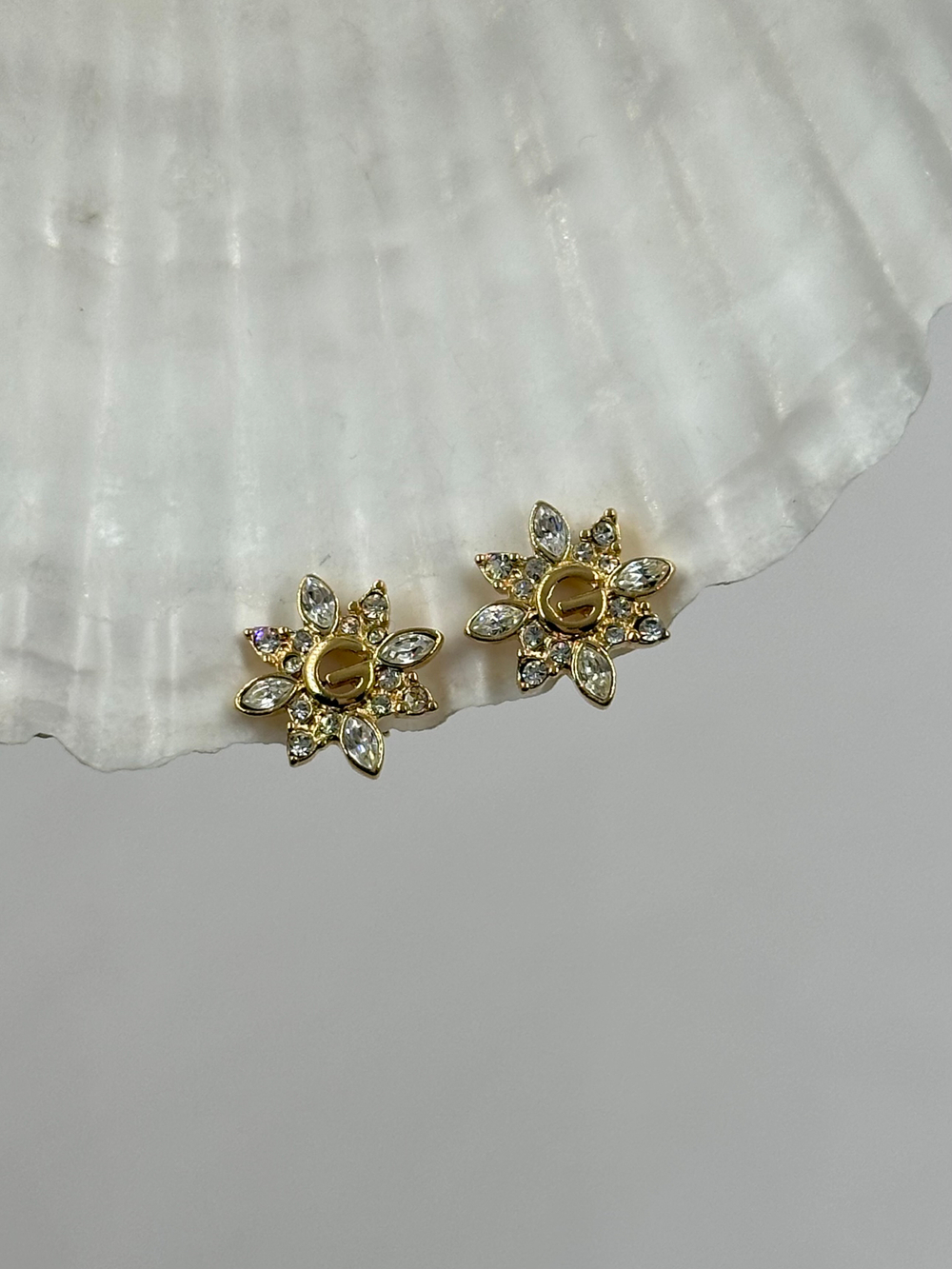 Клипсы с кристаллами Givenchy