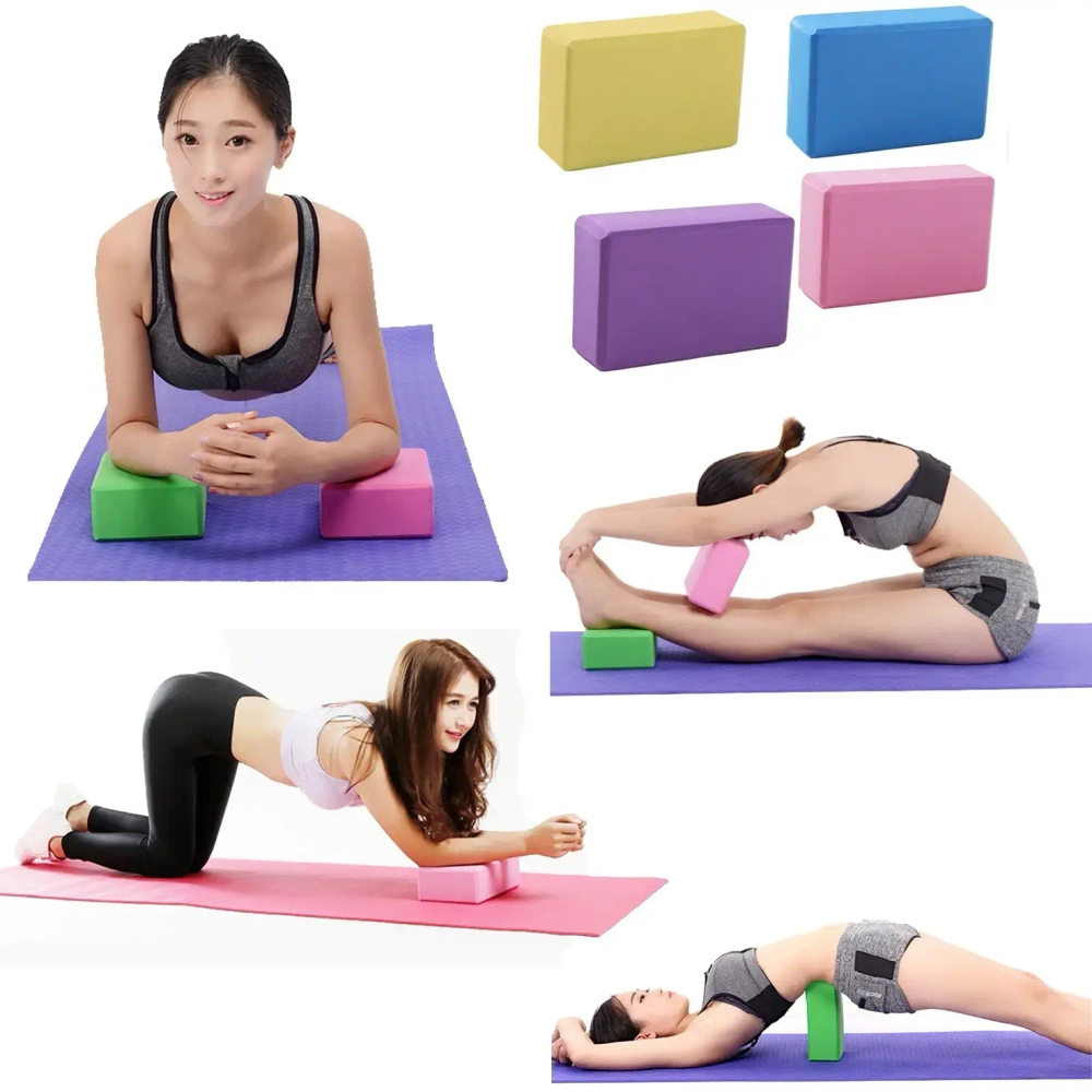 Блок для йоги, розовый