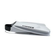 Ласты для бассейна профессиональные TORRES F03, SWF032401GR, р.EU 38-39 (S), серо-черный