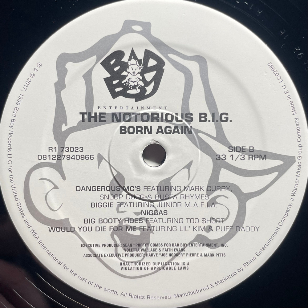 The Notorious B.I.G. – Born Again 2LP (Европа 2017г.)