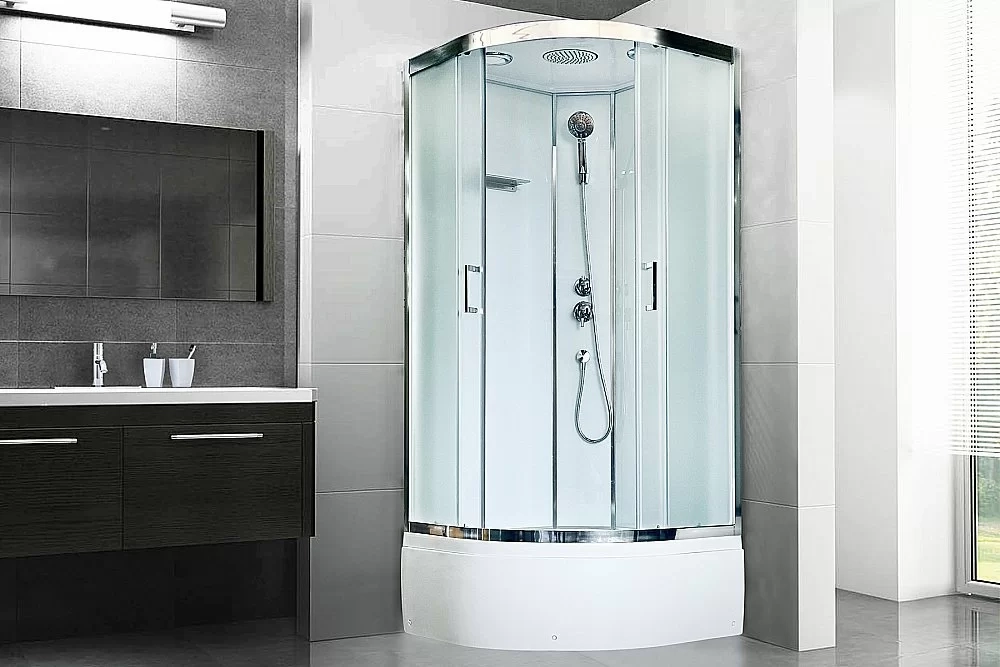 Душевая кабина Royal Bath FATO RB 90CK-М-CH 90 стекло рифленое/профиль хром