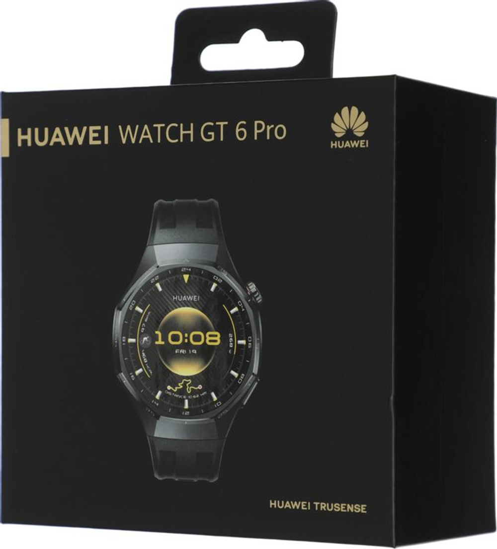Смарт-часы Huawei Watch GT 6 Pro Atum-B29F,  46мм,  1.47",  черный