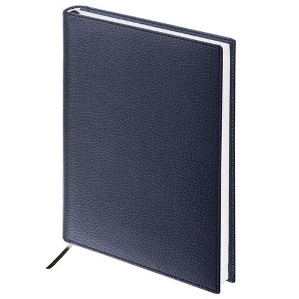 Ежедневник недатированный А5 138х213 мм BRAUBERG "Favorite" под кожу, 160 л., черный, 123397