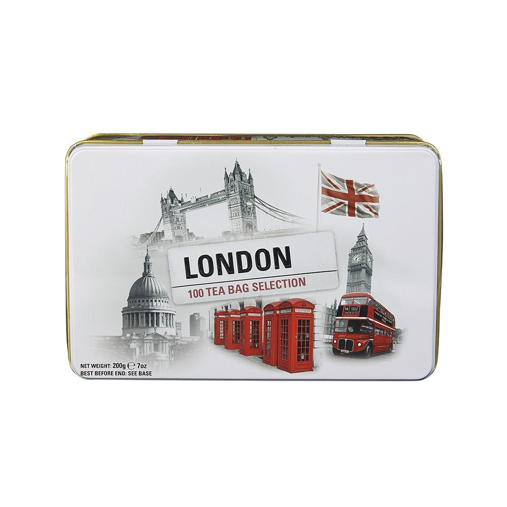 New English Teas Чай в пакетиках Black & White Tea Selection Tin, 100шт