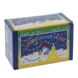 GAEM Электрогирлянда "Праздник", L8,5 м, (180 разноцв микроламп, 8 реж свеч, шнур 1,5 м, 9W)