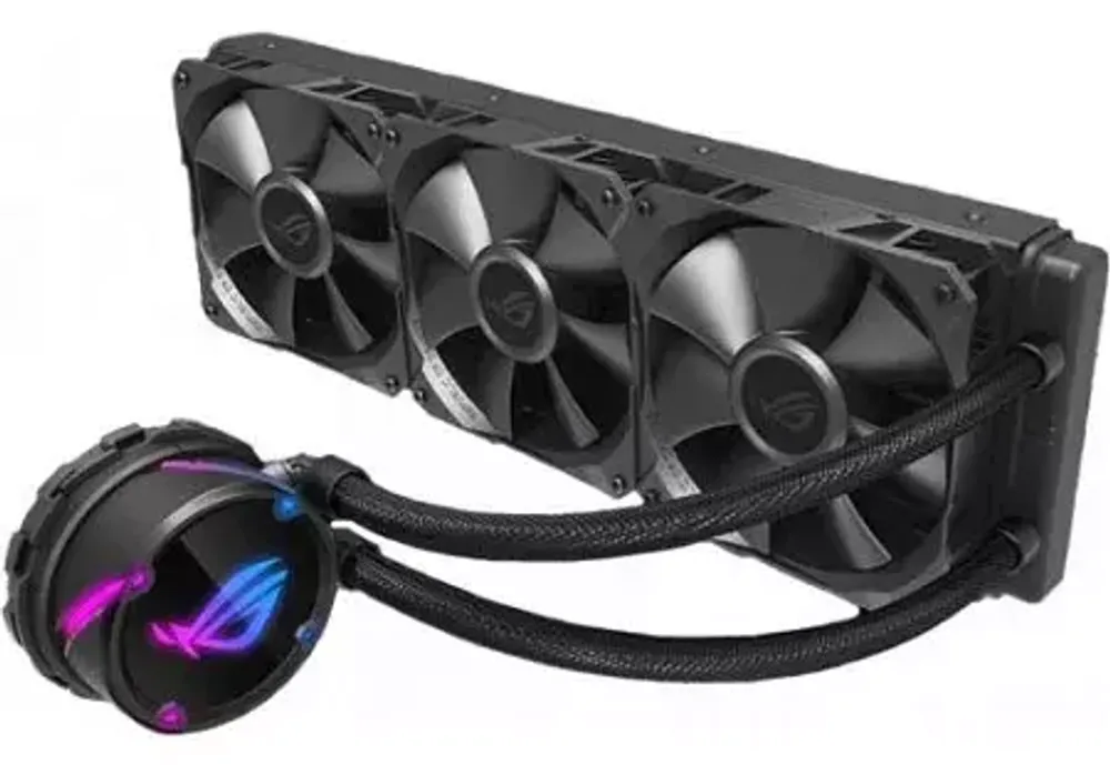 Водяное охлаждение CPU Asus ROG STRIX LC II 360 ARGB 120mm Liquid CPU Cooler, 3 x12cm PWM Fan, ARGB