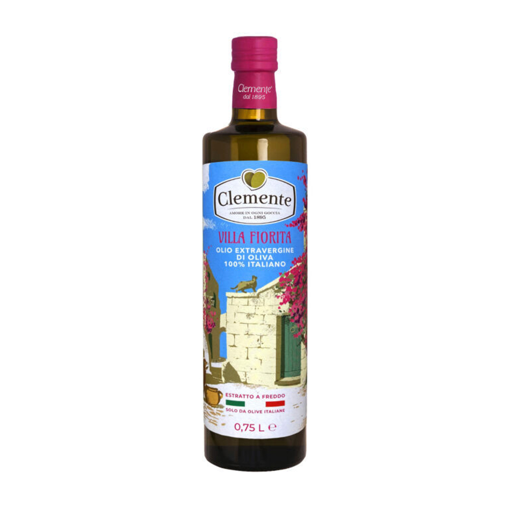 Оливковое масло Clemente 100% Italiano “Villa Fiorita” 0,75 л, Италия