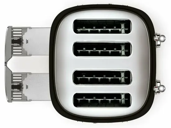 Тостер Smeg TSF03BLEU , черный