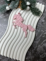 Новогодняя елочная игрушка Лошадка