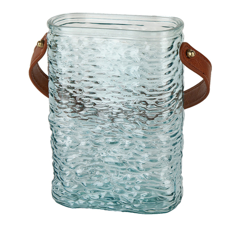 Ваза "Сумочка" h=17,5см, v=1200мл (стекло) (индивидуальная упаковка)