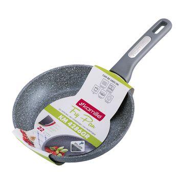 Сковорода 22 см. из литого алюминия Kamille KM 4286GR с мраморным покрытием