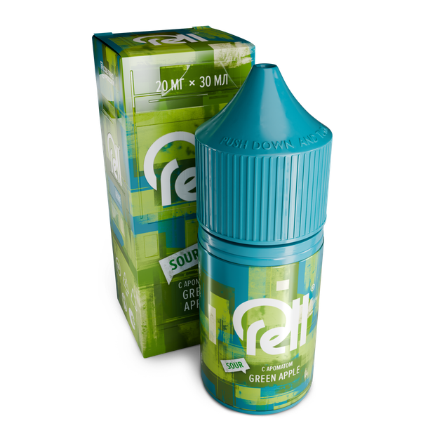 Купить Жидкость Rell Azure Salt 30 мл - Sour Green Apple (20 мг)