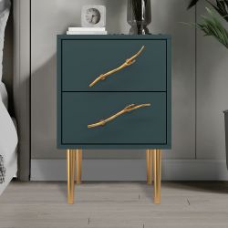 Тумба Арт Колор matte Стайл Голд Зеленый бирюзовый матовый