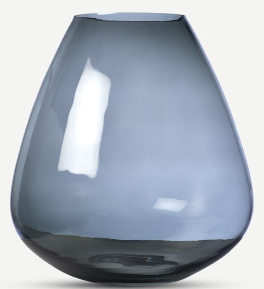 Ваза Whiskey Glass POLS POTTEN стекло/light grey 470х470х500h