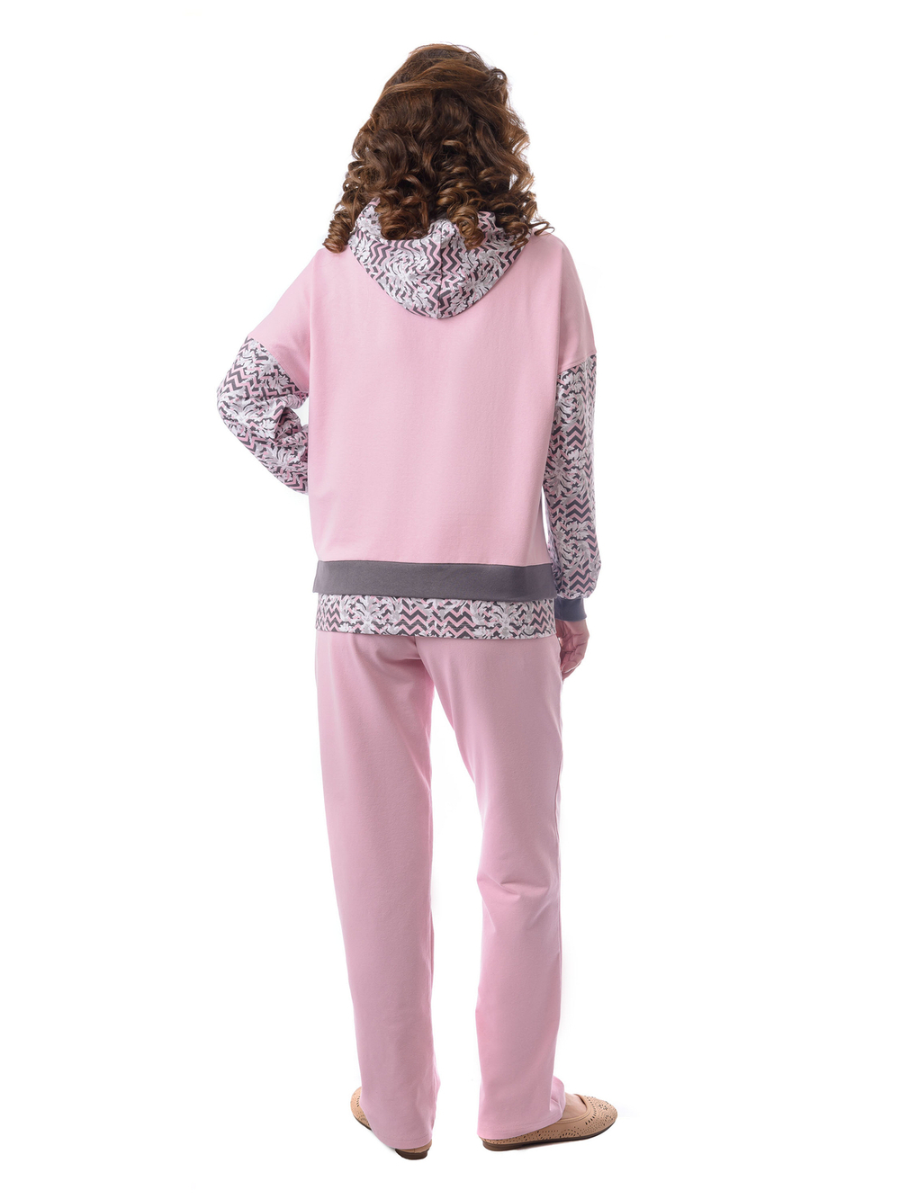 Костюм с брюками КБ-198П/розовый