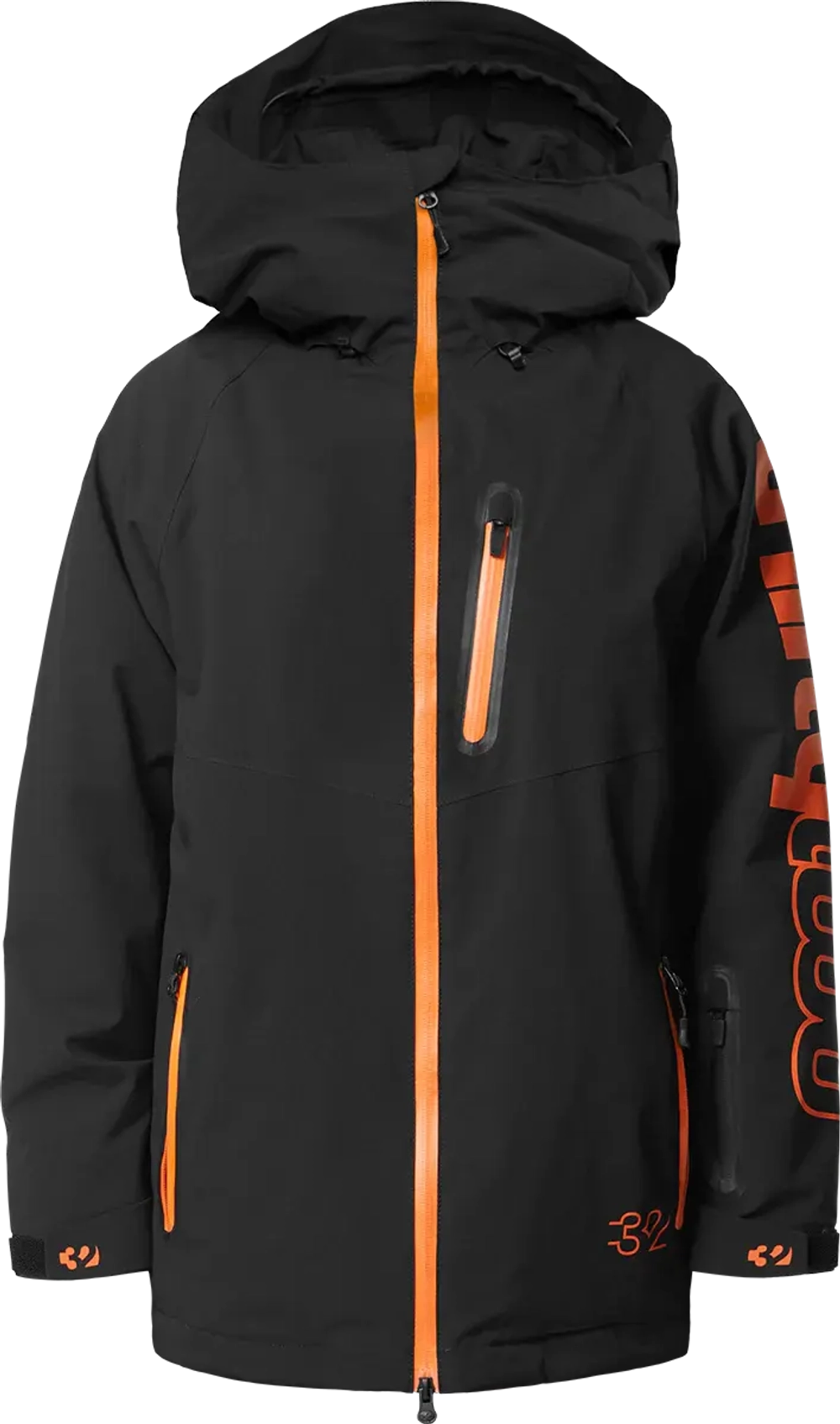 THIRTYTWO УТЕПЛЕННАЯ КУРТКА GRASSER, ЧЕРНЫЙ