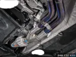 Выхлопная система с заслонками для BMW 4 Series F32 435i coupe 2.0T #2