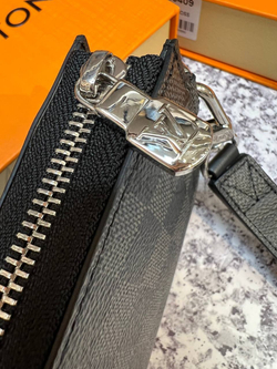 Мужское портмоне Louis Vuitton Zippy Dragonne Damier Graphite