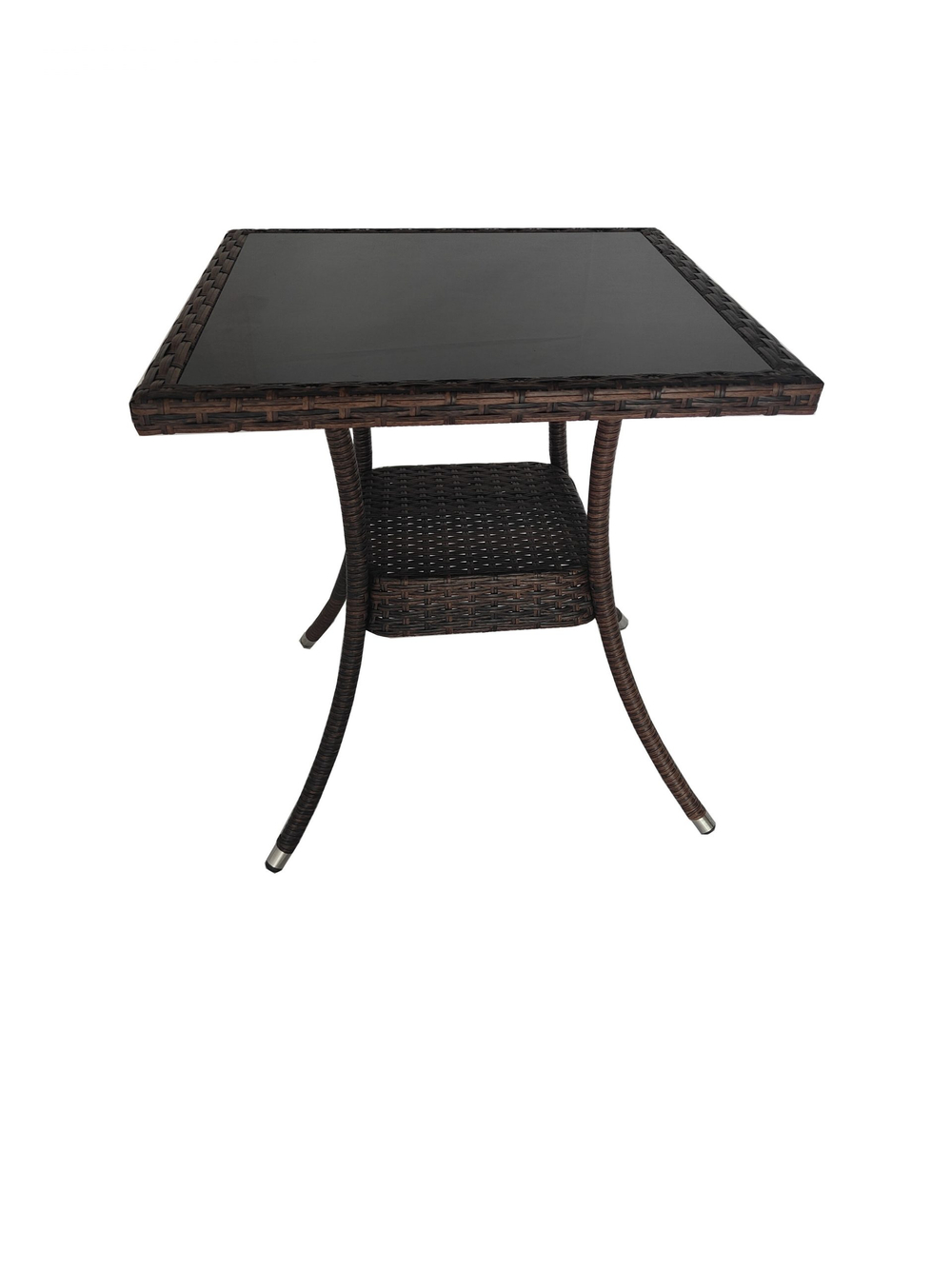 Стол из искусственного ротанга Лайт 65х65 — Шоколад