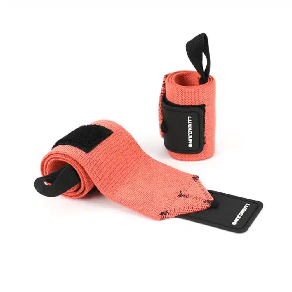 Бинты кистевые - страпы для запястья LUXIAOJUN W80 Wrist Wraps - LU12B1B-RED