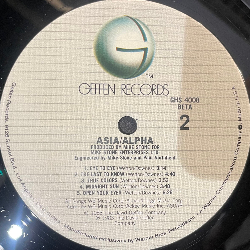 Виниловая пластинка Asia – Alpha LP