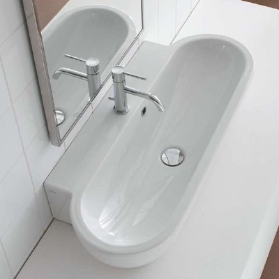 Раковина накладная Globo Bowl SB086.BI на 85 см