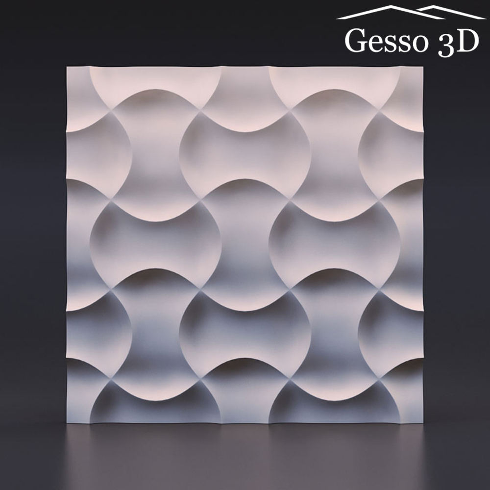 Гипсовая 3D панель Множественные пересечения