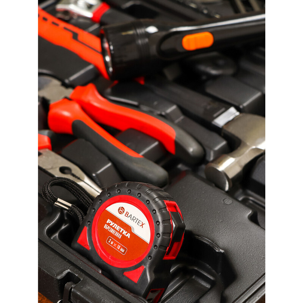 Набор слесарных инструментов Bartex, 6-гранные, кейс, 15 пр, шт