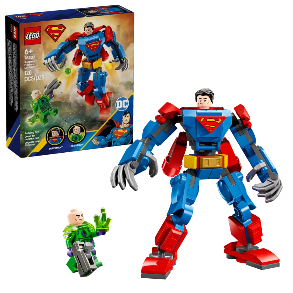 Конструктор LEGO DC 76302 Робот Супермен против Лекса Лютора