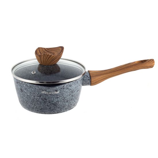 Набор посуды 12 предметов Kamille KM-4440 из алюминия с мраморным покрытием