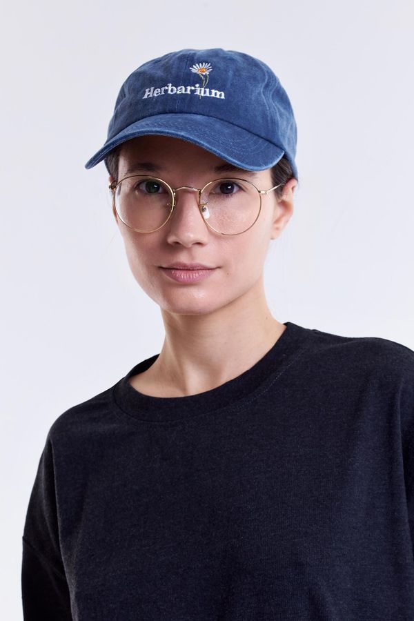 Кепка Ромашка темно-синяя - фото 6