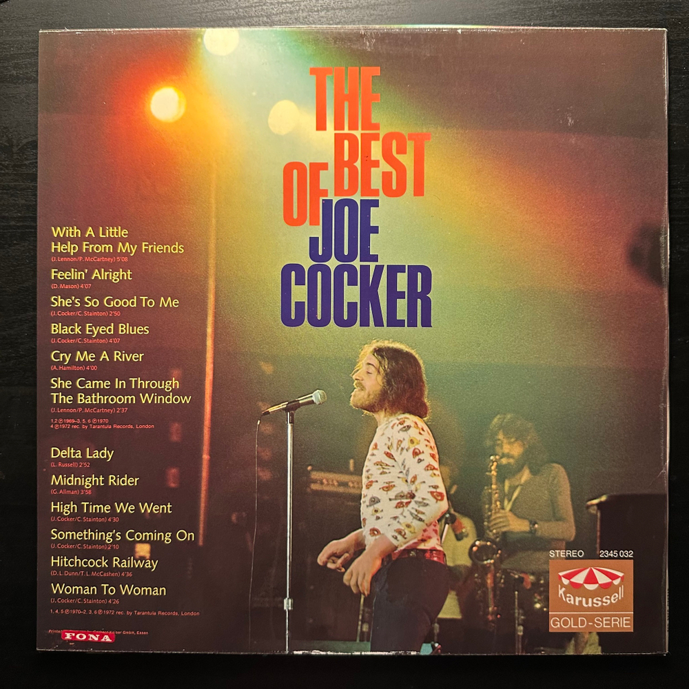Joe Cocker - The Best Of Joe Cocker (Германия)