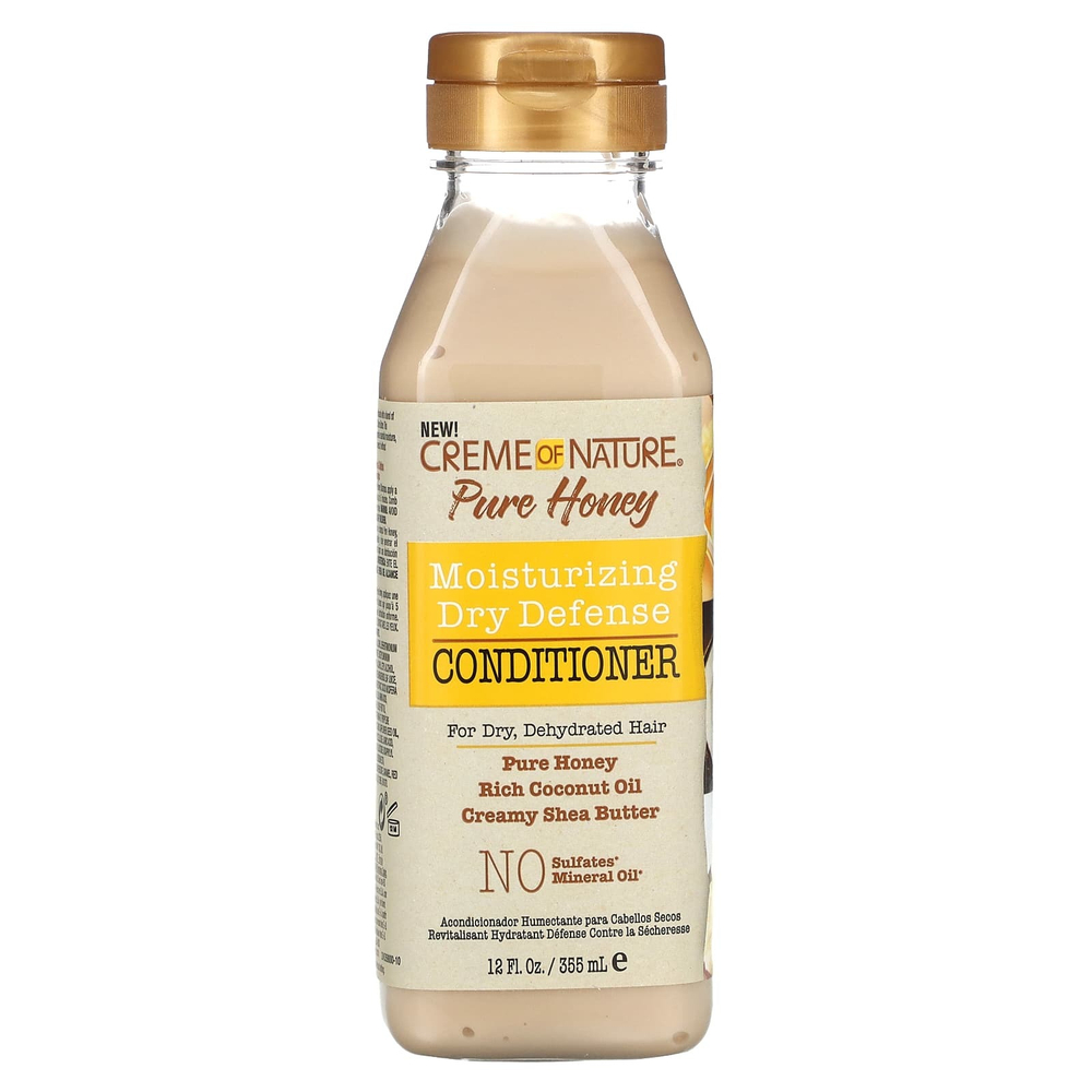 Creme Of Nature, Pure Honey, увлажняющий кондиционер для защиты от сухости, для сухих и обезвоженных волос, 355 мл (12 жидк. унц.)