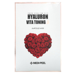 Medi-Peel, Hyaluron Vita, тонизирующая ампульная маска, 10 листовых масок, 30 мл (1,01 жидк. унц.)