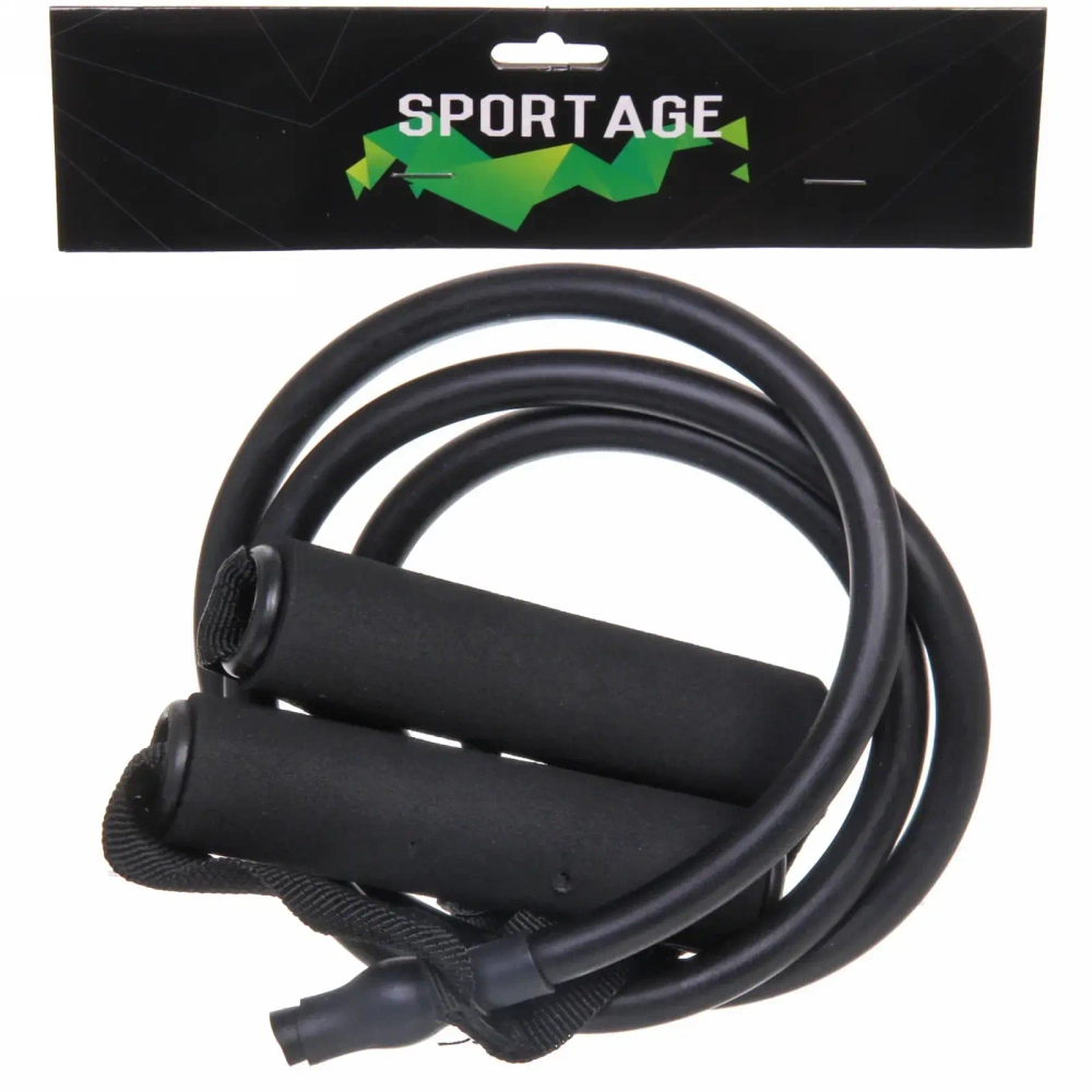 Эспандер трубчатый «Life» 1,30 м (нагрузка 13,5-15,5 кг), черный