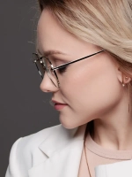 Очки для компьютера имиджевые защитные прозрачные нулевки