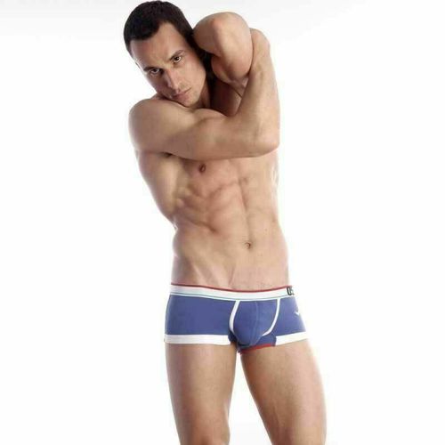 Мужские трусы хипсы синие Movere 5017-6