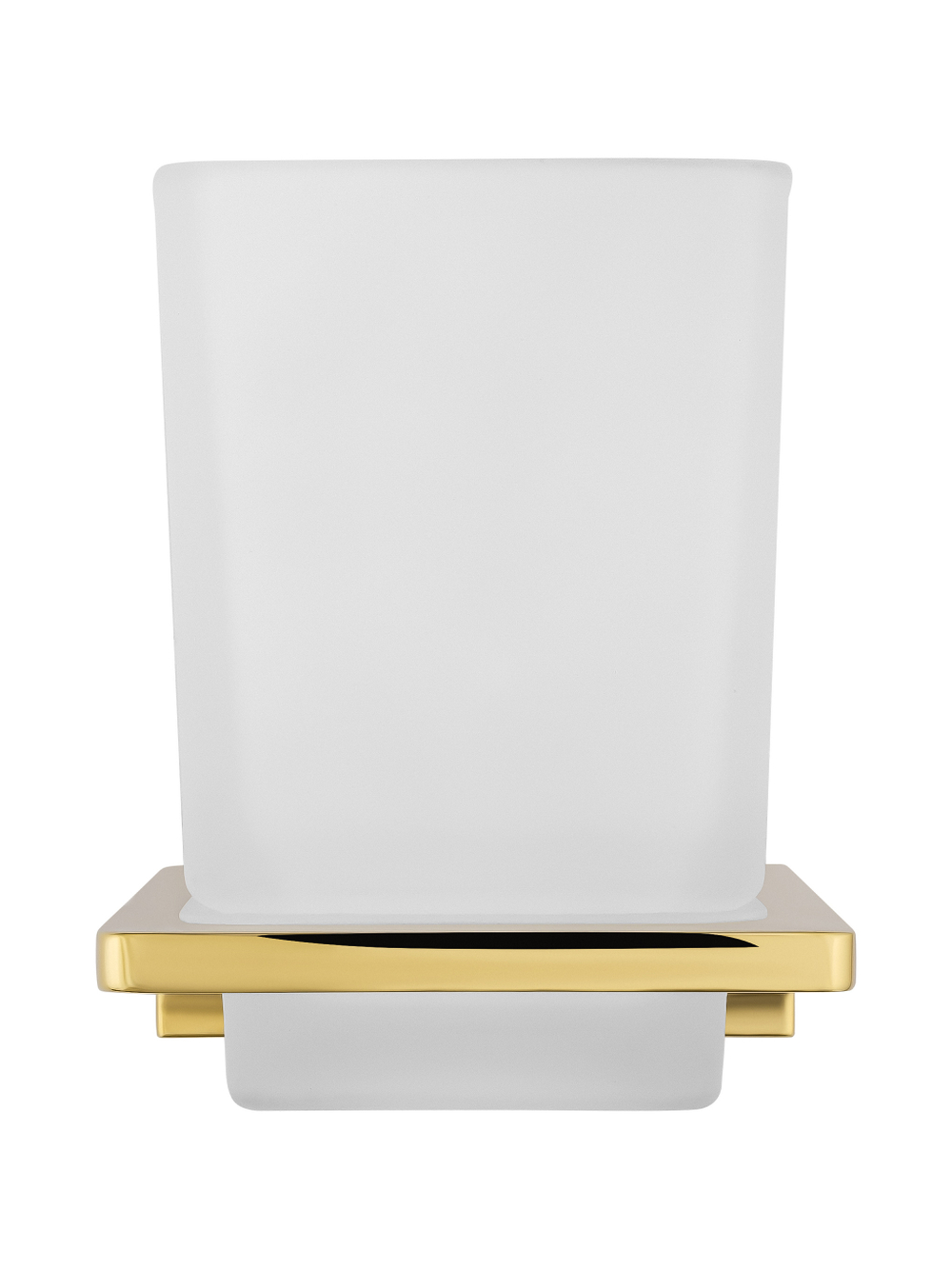 Стакан для зубных щеток с держателем WONZON & WOGHAND ECLIPSE, Глянцевое золото (WW-9121-LG)