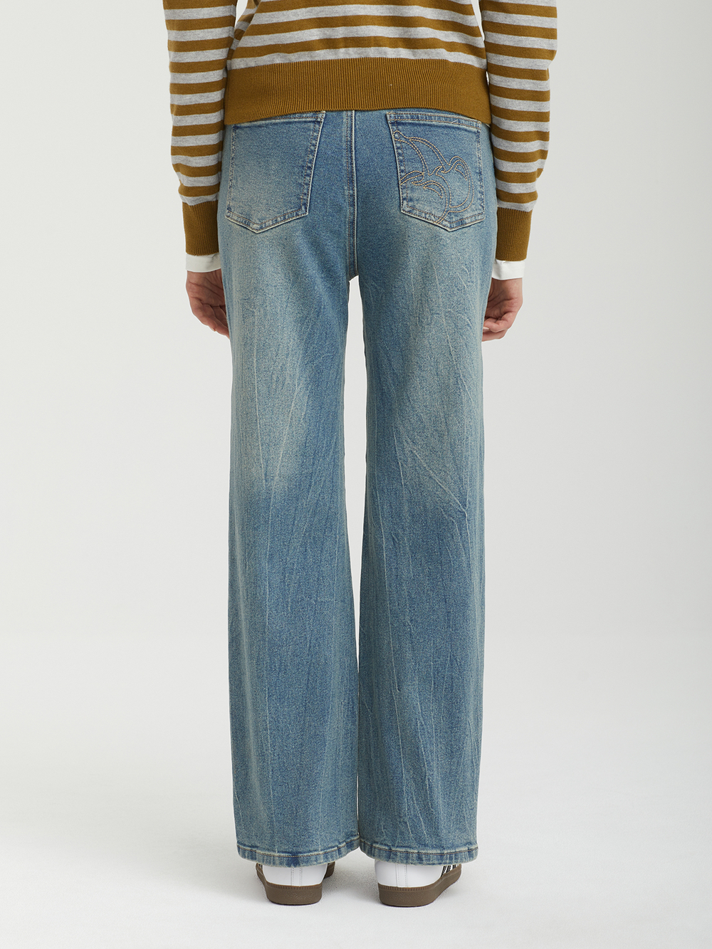 Женские Джинсы Cherry Span Slim-fit
