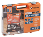 Набор инструментов MaxPiler ( 82 предмета, 1/2'' и 1/4'', CrV)